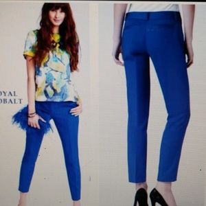 Kate Spade Royal Cobalt Straight Leg Pants